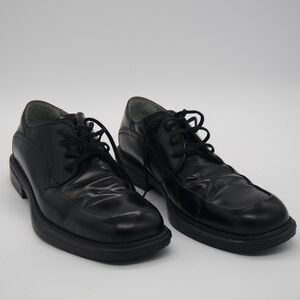 Kenneth Cole New York Mens Size 10M Black Leather Bicycle Toe Dress Shoes M51070